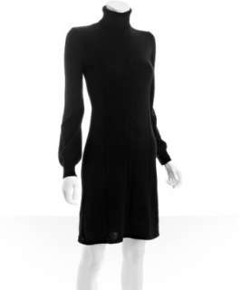 Design History black cable detail turtleneck sweater dress   