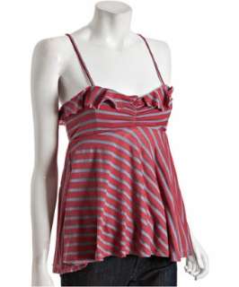 Free People red stripe jersey babydoll camisole   