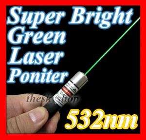 Powerful Green Color Laser Pen Lazer Beam Light Pointer  
