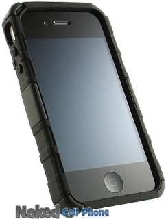 MYCARBON BLACK CASE STAND HOLSTER BELT CLIP FOR iPHONE 4S 4 VERIZON 
