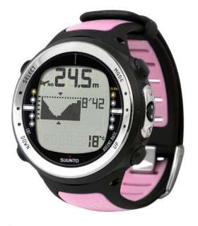   suunto ss014107100 suunto diving watch d4 elastomer pink 30537lar