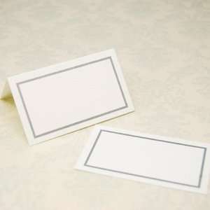  Wedding Place Cards   Classic Silver Health & Personal 