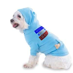 VOTE FOR CASE MANAGER Hooded (Hoody) T Shirt with pocket for your Dog 