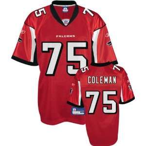 Rod Coleman Youth Jersey Reebok Red Replica #75 Atlanta Falcons 