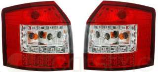 Audi A4 B6 8E Avant Estate LED Taillights Tail Rear lights red / clear 