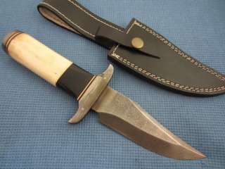 CUSTOM HAND MADE DAMASCUS STEEL BOWIE HUNTING KNIFE DKY 02 Damascus 