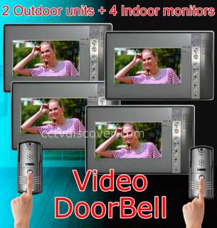 Intercom Door phone systems 2 Outdoor + 4 Indoor units  