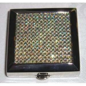   Lauder Silver Sparkling Crystals 2003 Make Up Compact 