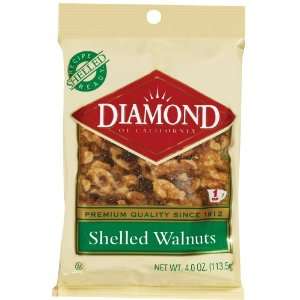 Diamond Shelled Walnuts, 4 Ounce Grocery & Gourmet Food