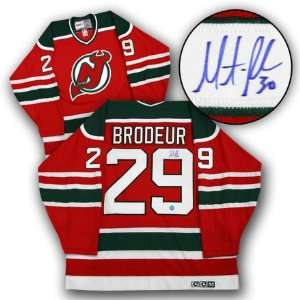   BRODEUR New Jersey Devils SIGNED 1st Game Jersey Sports Collectibles