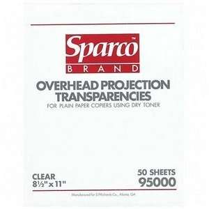   Sparco Products Overhead Projector Transparency Film