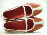 COLE HAAN Nike Air Rust & White Mary Jane Sport Flats Shoes Womens 10 