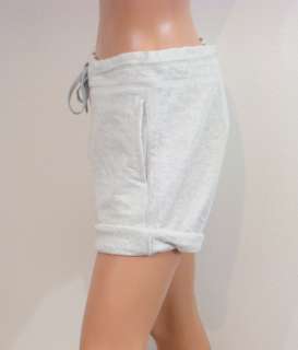  Drawstring Sweatshorts Ribbed Shorts NEW NWT Medium Gray T by  