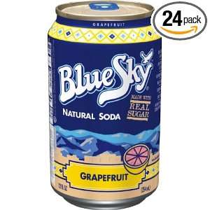 Blue Sky Grapefruit, 12 Ounce Cans (Pack of 24)  Grocery 