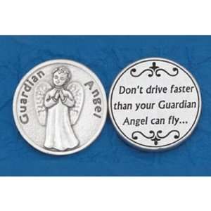  25 Guardian Angel Prayer Coins Jewelry