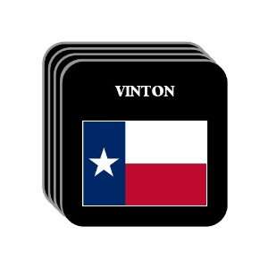  US State Flag   VINTON, Texas (TX) Set of 4 Mini Mousepad 
