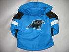 Carolina Panthers Light Blue NFL Toddler Winter Jacket with Hood Size 