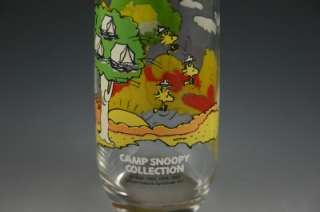 VINTAGE MCDONALDS CAMP SNOOPY COLLECTION CHARLIE BROWN GLASSES 