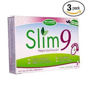  Slim9 Weight Loss Formula   3 Month Supply Health 