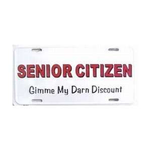  LP   280 Senior Citizen Discount License Plate   A7812 