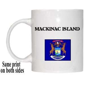    US State Flag   MACKINAC ISLAND, Michigan (MI) Mug 