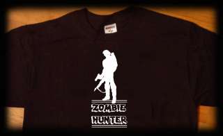 Zombie hunter t shirt…funny undead vampire corpse apocalypse  