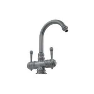 Whitehaus Colonial Style Single Hole/Dual Lever Faucet with Gooseneck 