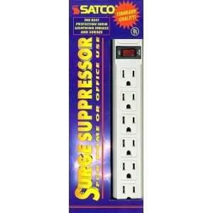  Satco Power Strip 6 Outlet/Switch (3 Pack) Kitchen 
