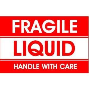  2 x 3 Fragile Shipping Labels   Fragile LiquidHandle 