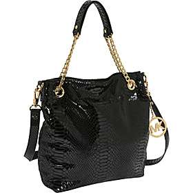 MICHAEL Michael Kors Jet Set Items Med Chain Shoulder Tote   Patent 