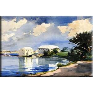 Salt Kettle, Bermuda 30x20 Streched Canvas Art by Homer, Winslow 