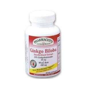  Ginkgo Biloba Caps 60mg Puh Size 60 Health & Personal 