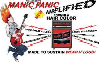 MANIC PANIC AFTER MIDNIGHT BLUE AMPLIFIED HAIR DYE COLOR DARK GOTH 