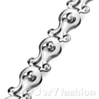 Silver 316L Stainless Steel Necklace Chain 11 29 vj738  