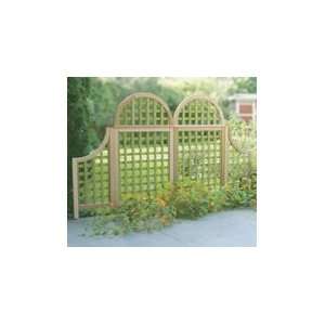 Garden Architecture Green Stained Andover Arch Screen 8613143  