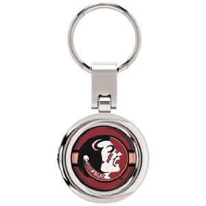  Florida State University Domed Metal Keychain Sports 