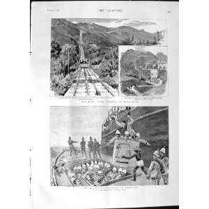  1888 Scots Soldiers Natal Zululand Tramway Hong Kong