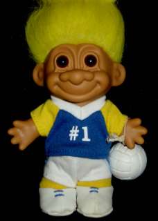 VOLLEYBALL BALL PLAYER Russ Troll Doll 5 NEW IN BAG  