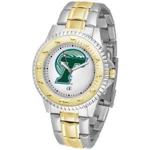 Tulane University   Green Wave Competitor   Two tone Band   Mens 