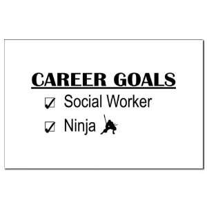  Social Worker Career Goals Humor Mini Poster Print by 