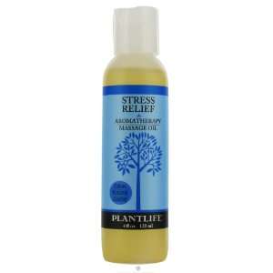  Stress Relief Aromatherapy Massage Oil   4oz Beauty