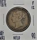 1874 Newfoundland 50 cent graded F 12