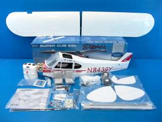 flite Super Cub 25e ARF Electric R/C RC Airplane Kit EFL4625 Balsa 