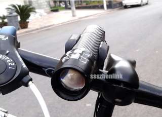 CREE Q5 240 lumen LED Cycling Bike Bicycle Light Headlight Torch With 