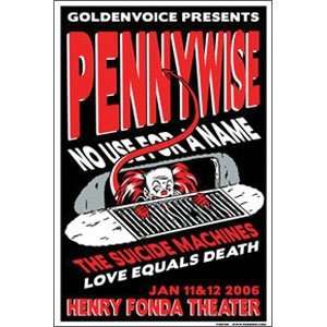  Pennywise   Posters   Limited Concert Promo