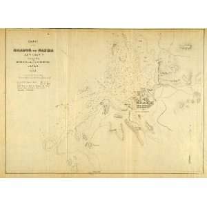   Map Archipelago Cartography   Original Steel Engraving