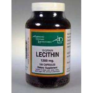  American Dietary Labs Lecithin 1200mcg 100gels Health 