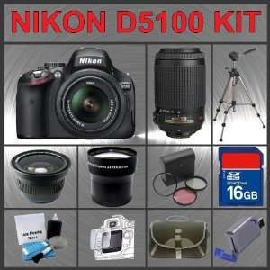  Nikon D5100 SLR 16.2MP Digital Camera with 18 55mm II AF S 
