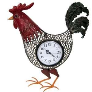  Rooster Clock Case Pack 4   787492 Patio, Lawn & Garden