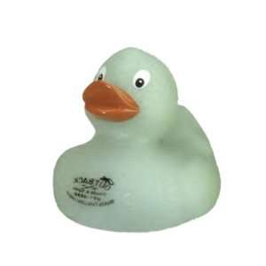  Light Blue   Glow in the dark rubber duck with glitter 